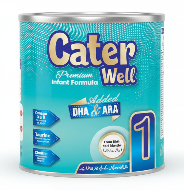CaterWell Premium Infant Formula (0-6 Months): DHA & ARA for Optimal Newborn Development
